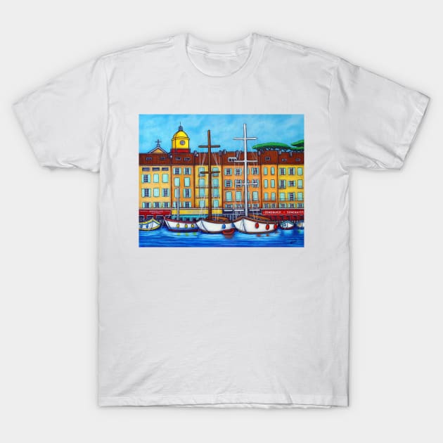 Colors of Saint-Tropez T-Shirt by LisaLorenz
